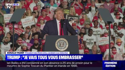 De retour en meeting en Floride, Donald Trump veut "embrasser tout le monde"