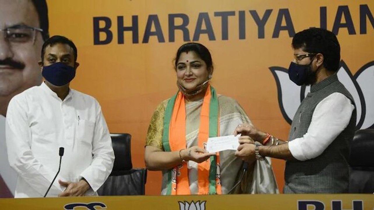 Big jolt to Congress ahead of Tamil Nadu polls as Khushbu Sundar joins BJP