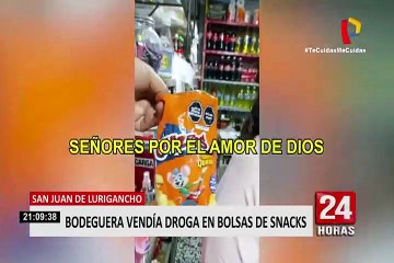 SJL: detienen a mujer que vendía droga dentro de bolsas de chizitos