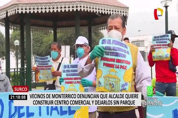 Surco: vecinos denuncian que parque sería destruido para construir centro comercial