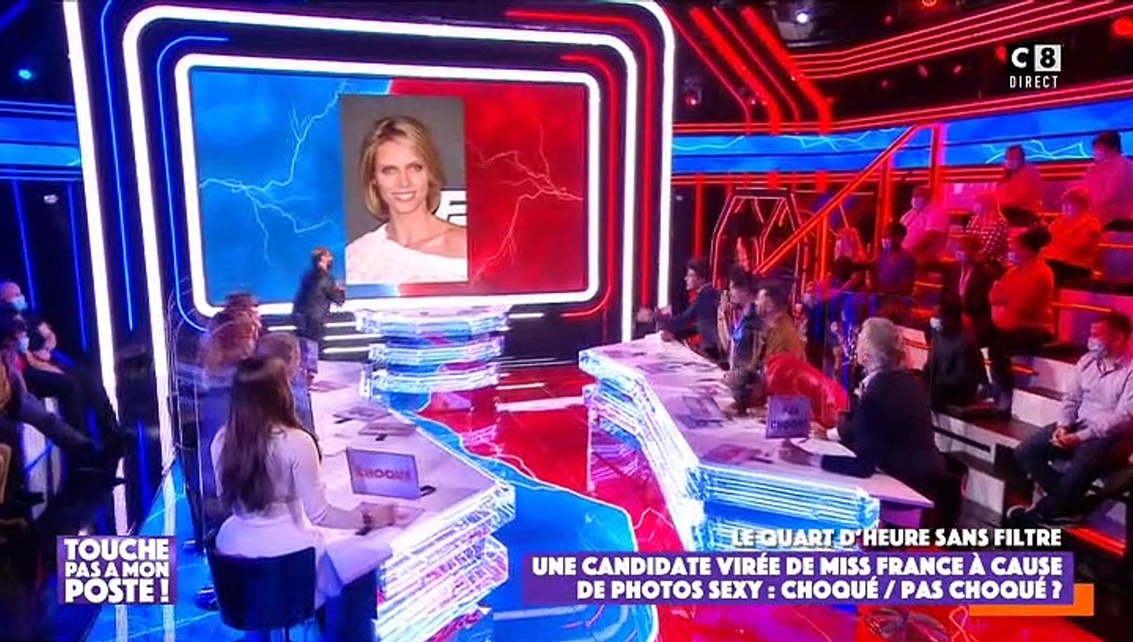 Jean-Pascal Lacoste tacle Sylvie Tellier, qui n'est autre que la soeur de sa compagne et future felle Delphine, dans "Touche pas à mon poste" (C8).