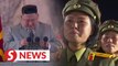 North Korean leader chokes up during speech amid outpouring of emotion from audience
