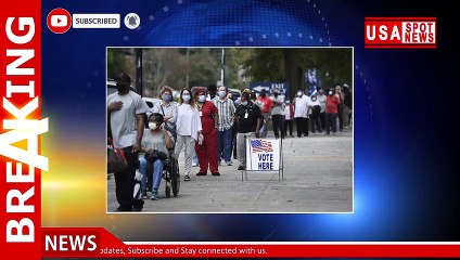 Georgia sees record turnout, long lines on first day of early voting