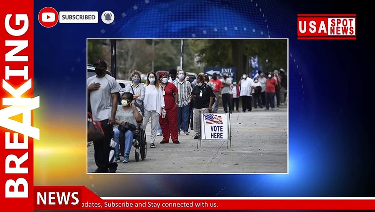 Georgia sees record turnout, long lines on first day of early voting