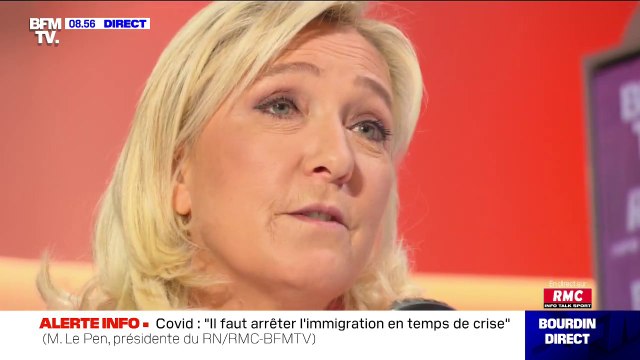 Marine Le Pen sur le refus d'alliance de Nicolas Dupont-Aignan : C'est dommage