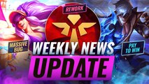 NEW UPDATES: Upcoming Support REWORK   NEW P2W SKINS   Syndra Bugged at Worlds? - League of Legends
