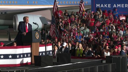 Trumps Comeback auf der Wahlkampfbühne: "Ich könnte alle küssen"