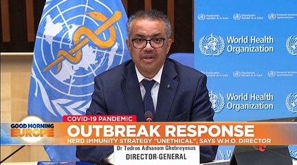 Herd immunity 'not an option' warns WHO as cases continue to spike