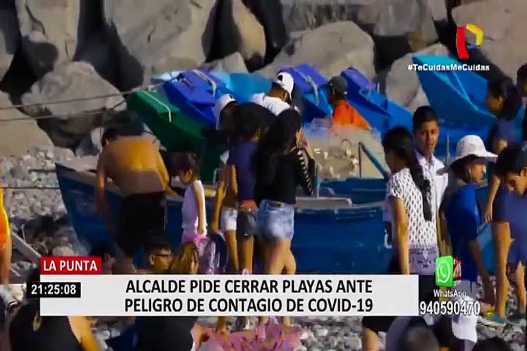 La Punta: alcalde y vecinos piden cierre de playas ante posibles contagios de COVID-19