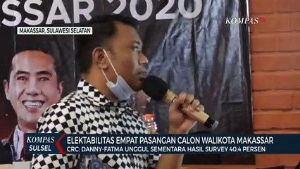 Survei CRC : Danny-Fatma Unggul Sementara Hasil Survey 40,4%