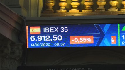 El Ibex 35 incrementa el tono negativo y pierde un 0,56 % tras la apertura
