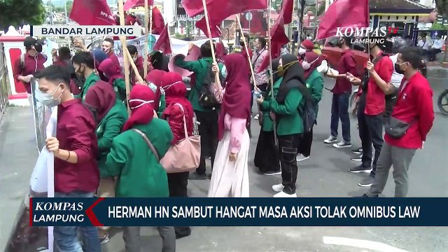 Mahasiswa Muhammadiyah Lampung Kembali Gelar Unjuk Rasa di Kantor Wali Kota