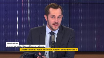 Libération de Sophie Pétronin : Nicolas Bay (RN) qualifie "d'insulte insupportable à la mémoire de nos soldats", sa "bienveillance à l'égard des jihadistes"
