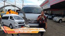 รถตู้มือสอง Toyota COMMUTER ตู้ดีเซล เครื่อง 2500 ดีเซล ปี 2011 แท้  หลังคาสูง 2.5 D4D ผ่อน 11,000.-