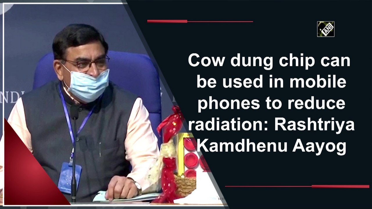 Cow dung chip can be used in mobile phones to r...