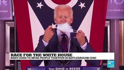 Race for the White House: Biden vows to bring people together in battleground Ohio