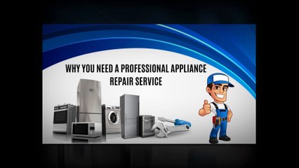 Why You Need a Professional Appliance Repair Service