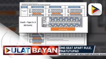 #UlatBayan | Pamahalaan, napagkasunduan na ang pagpapatupad ng one-seat apart sa mga pampublikong transportasyon;   Kapasidad ng mga tren, itinaas na sa 30% to 50%