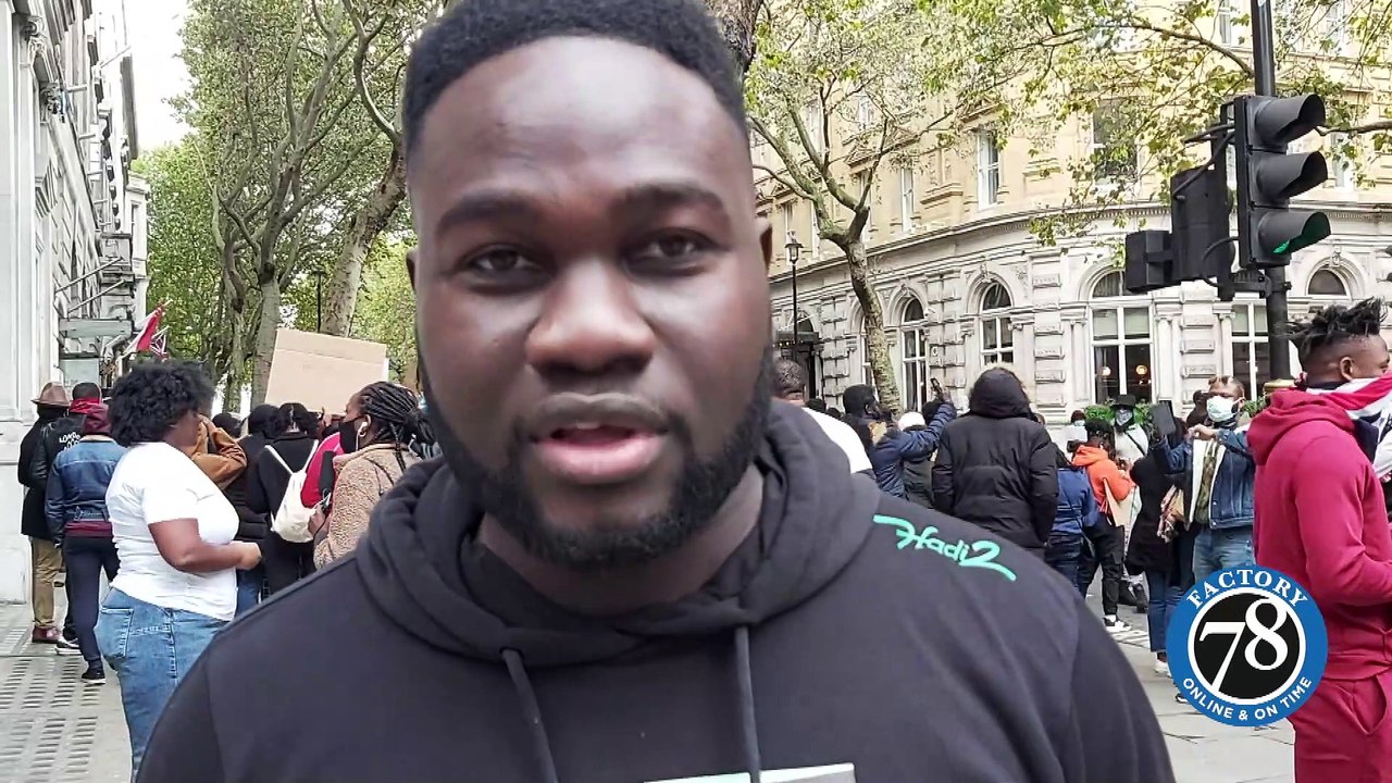 Yemi Soyoye EndSars London Protest interview