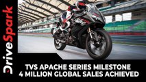 TVS Apache Series Milestone | 4 Million Global Sales Achieved | Here Are The Details