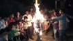 उच्च शिक्षा मंत्री मोहन यादव का  गांव रणायरा राठौर में पुतला जलाया, मोहन यादव ने वरिष्ठ राजपूतों पर
