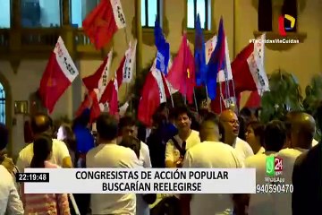 Congresistas de Acción Popular buscarían reelegirse en Elecciones del 2021