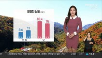 [날씨] 내일 아침 출근길 쌀쌀…한낮 '서울 16도'