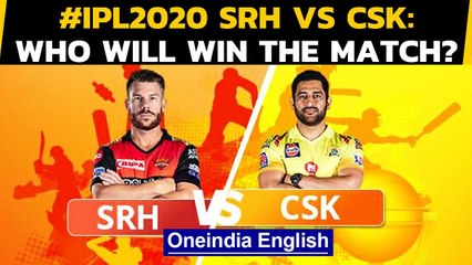 IPL 2020: CSK Vs SRH: MS Dhoni's team eyes much-needed win to stay alive | Oneindia News