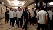 La Selección se concentra a pocas horas del partido contra Ucrania
