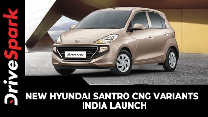 Télécharger la video: New Hyundai Santro CNG Variants | India Launch | Prices, Specs, Features & Other Details