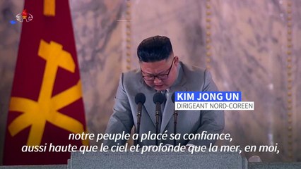 Kim Jong-un présente ses excuses à la Corée du Nord pour ses échecs