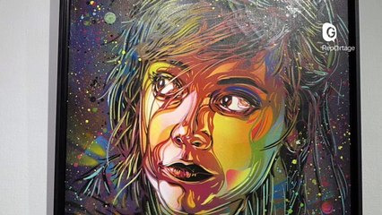 Reportage - C215 expose ses dernières créations à la galerie Vent des Cimes