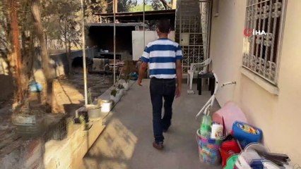 Yangından geriye kalanlara hüzünlü bakış