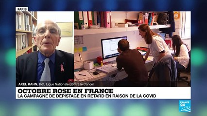 Axel Kahn:"Il y a eu pendant le confinement un arrêt des dépistages systématiques"