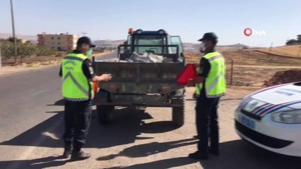 Siirtli sürücülere reflektör dağıtıldı