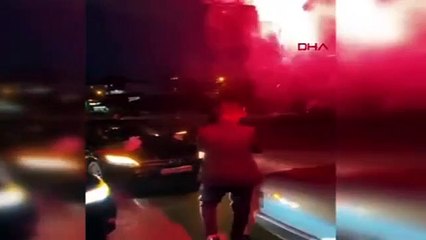 Antalya'da meşaleli, silahlı düğün konvoyu dehşeti!