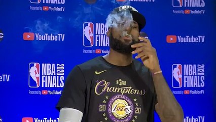 USA 'So much champagne', a cigar for AD and LeBron after Lakers win NBA title