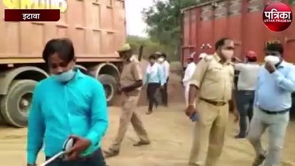 चंबल पोस्ट से पकड़े गए 100 के आसपास खनन से जुड़े हुए वाहन