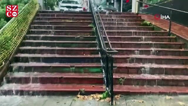 İstanbul’da sağanak yağış başladı