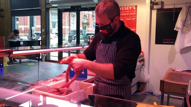 Sam Livesey at Preston Market