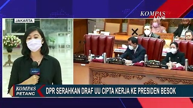 Besok DPR Akan Serahkan Draf Final UU Cipta Kerja Kepada Presiden Jokowi