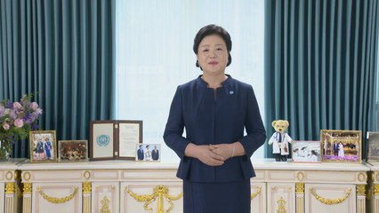 김정숙 여사 "전염병으로부터 안전한 세상 위해 연대해야" / YTN