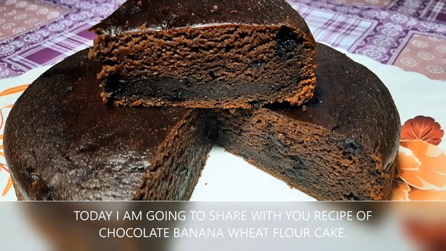 CHOCOLATE BANANA CAKE RECIPE- बिना ओवन, बिना अण्डे, बिना क्रीम का सॉफ्ट टी टाइम केक | Chocolate Banana Cake |Atta Cake | Chef Amar