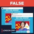 FALSE: Elago's Politician of the Year award given by London CPP committee