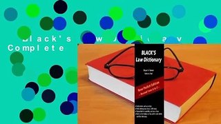 Black's Law Dictionary Complete