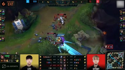 MBX电竞区GEN跟T1的对决