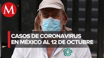 Cifras de coronavirus en México al 12 de octubre