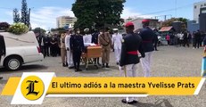 El ultimo adiós a la maestra Yvelisse Prats