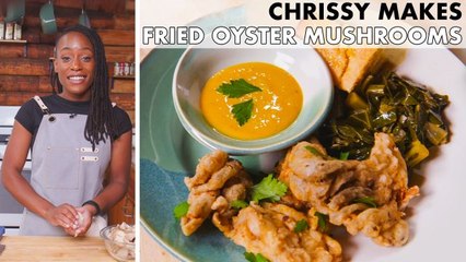 下载视频: Chrissy Makes Fried Oyster Mushrooms