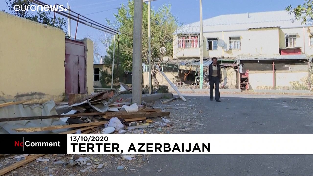 جنگ قره‌باغ؛ تصاویری از ساکنان شهر ترتر آذربایجان در پناهگاه